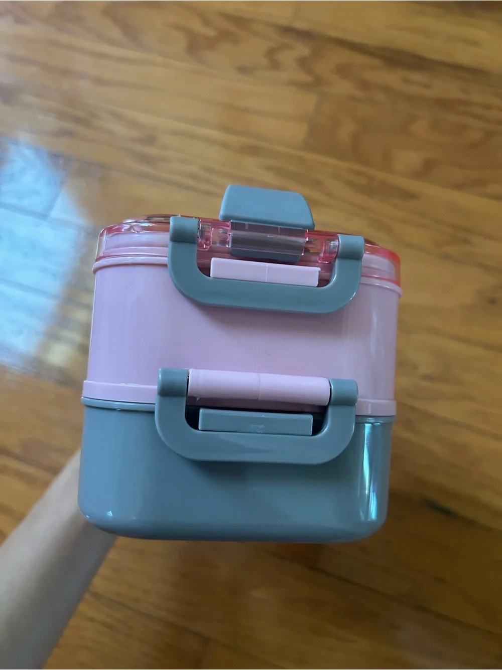 NWT 2-Layer Bento Box with Removable Handle